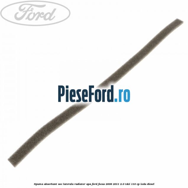 Spuma absorbant soc laterala radiator apa Ford Focus 2008-2011 2.0 TDCi 110 cp IXDA diesel
