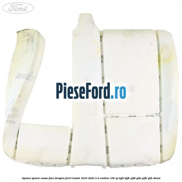 Spuma spatar scaun fata dreapta Ford Transit 2019-2023 2.0 EcoBlue 105 cp BJFA, BJFB, YLF6, YLFA, YLFB, YLFS diesel