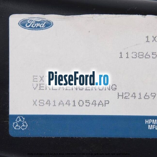 Stalp D dreapta 3/5 usi Ford Focus 1998-2004 1.8 16V 115 cp EYDB, EYDC, EYDD, EYDE, EYDF benzina