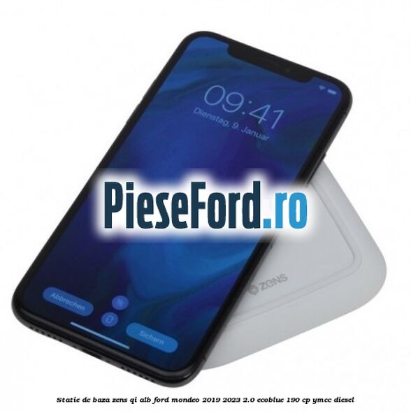 Statie de baza Zens Qi alb Ford Mondeo 2019-2023 2.0 EcoBlue 190 cp YMCC diesel
