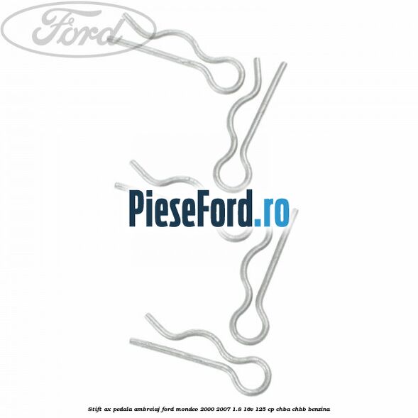 Stift ax pedala ambreiaj Ford Mondeo 2000-2007 1.8 16V 125 cp CHBA, CHBB benzina