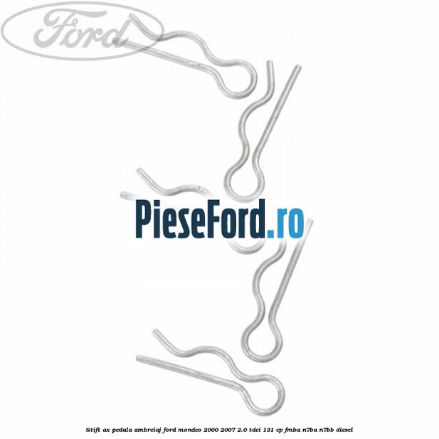 Stift ax pedala ambreiaj Ford Mondeo 2000-2007 2.0 TDCi 131 cp FMBA, N7BA, N7BB diesel