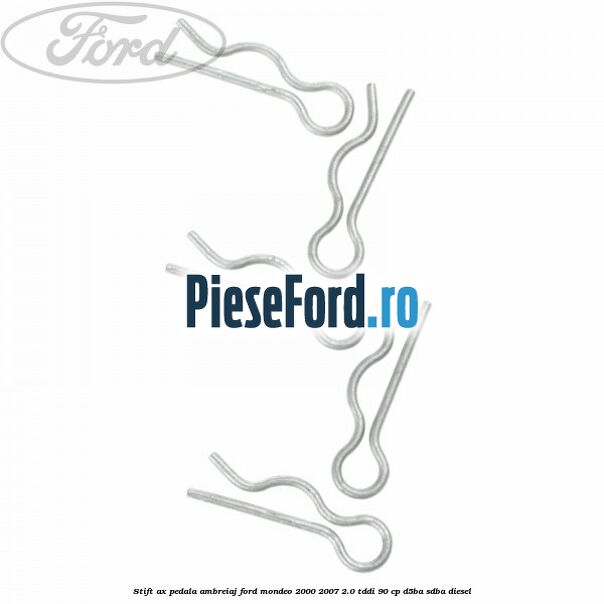 Stift ax pedala ambreiaj Ford Mondeo 2000-2007 2.0 TDDI 90 cp D5BA, SDBA diesel