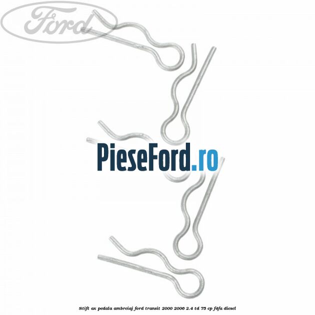 Stift ax pedala ambreiaj Ford Transit 2000-2006 2.4 TD 75 cp F4FA diesel