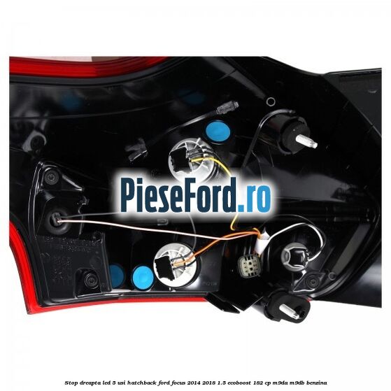 Stop dreapta LED 5 usi hatchback Ford Focus 2014-2018 1.5 EcoBoost 182 cp M9DA, M9DB benzina