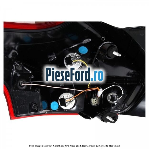 Stop dreapta LED 5 usi hatchback Ford Focus 2014-2018 1.6 TDCi 115 cp T1DA, T1DB diesel