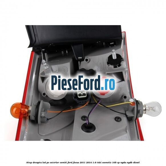 Stop dreapta LED pe exterior combi Ford Focus 2011-2014 1.6 TDCi ECOnetic 105 cp NGDA, NGDB diesel