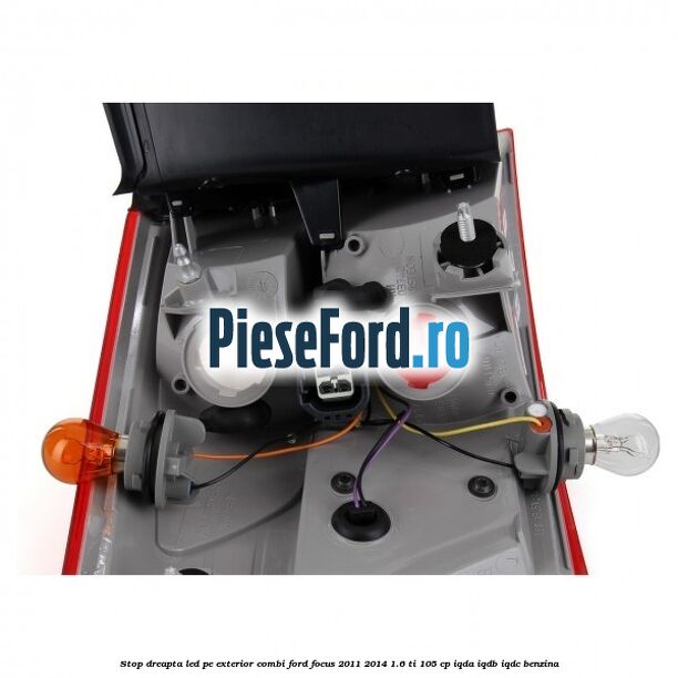 Stop dreapta LED pe exterior combi Ford Focus 2011-2014 1.6 Ti 105 cp IQDA, IQDB, IQDC benzina