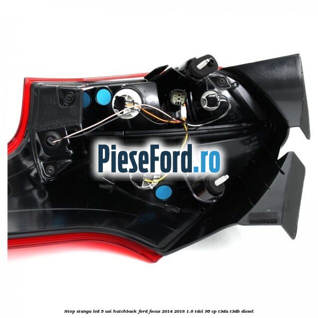 Stop stanga LED 5 usi hatchback Ford Focus 2014-2018 1.6 TDCi 95 cp T3DA, T3DB diesel
