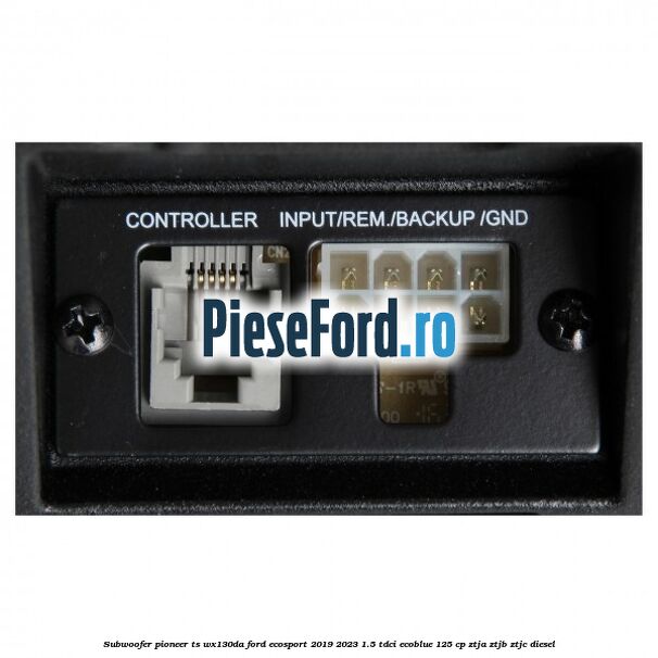 Subwoofer Pioneer TS-WX130DA Ford EcoSport 2019-2023 1.5 TDCi EcoBlue 125 cp ZTJA, ZTJB, ZTJC diesel