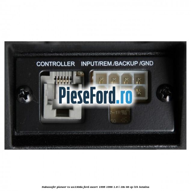 Subwoofer Pioneer TS-WX130DA Ford Escort 1995-1998 1.6 i 16V 88 cp L1H benzina