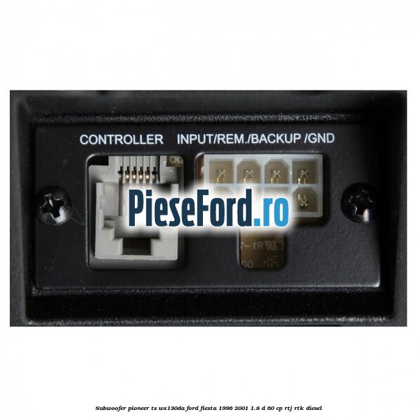 Subwoofer Pioneer TS-WX130DA Ford Fiesta 1996-2001 1.8 D 60 cp RTJ, RTK diesel