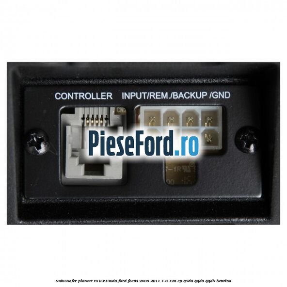 Subwoofer Pioneer TS-WX130DA Ford Focus 2008-2011 1.8 125 cp Q7DA, QQDA, QQDB benzina