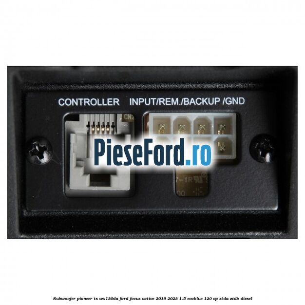 Subwoofer Pioneer TS-WX130DA Ford Focus Active 2019-2023 1.5 EcoBlue 120 cp ZTDA, ZTDB diesel
