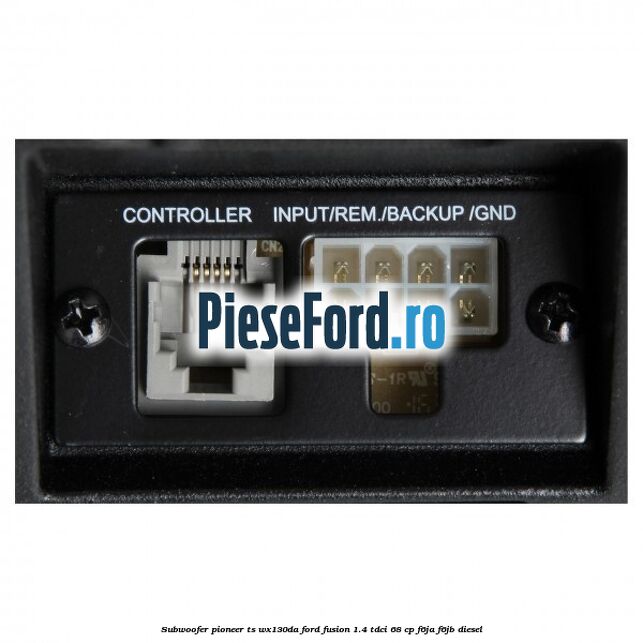 Subwoofer Pioneer TS-WX130DA Ford Fusion 1.4 TDCi 68 cp F6JA, F6JB diesel