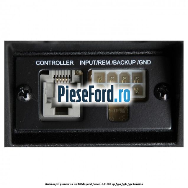 Subwoofer Pioneer TS-WX130DA Ford Fusion 1.6 100 cp Subwoofer Pioneer TS-WX130DA Ford Fusion 1.6 100 cp FYJA, FYJB, FYJC benzina