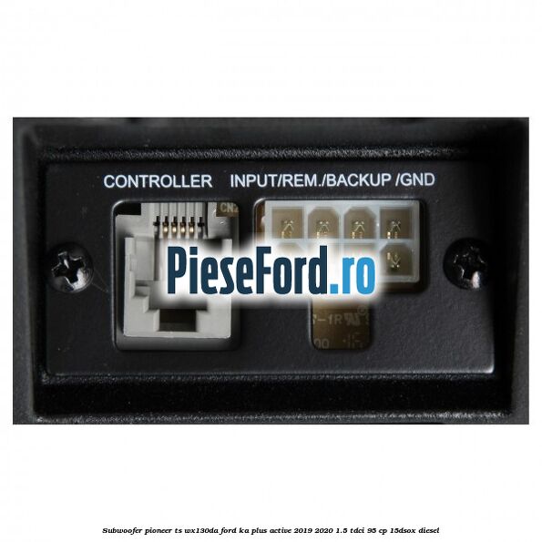 Subwoofer Pioneer TS-WX130DA Ford Ka plus Active 2019-2020 1.5 TDCI 95 cp 15DSOX diesel