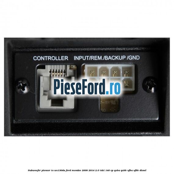 Subwoofer Pioneer TS-WX130DA Ford Mondeo 2008-2014 2.0 TDCi 140 cp QXBA, QXBB, UFBA, UFBB diesel