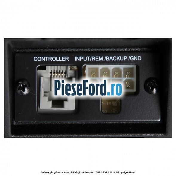 Subwoofer Pioneer TS-WX130DA Ford Transit 1991-1994 2.5 TD 85 cp 4GA diesel
