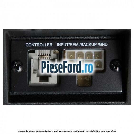 Subwoofer Pioneer TS-WX130DA Ford Transit 2019-2023 2.0 EcoBlue RWD 170 cp BLHA, BLRA, YNHA, YNR6 diesel