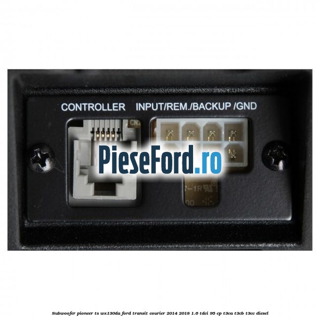 Subwoofer Pioneer TS-WX130DA Ford Transit Courier 2014-2018 1.6 TDCi 95 cp T3CA, T3CB, T3CC diesel
