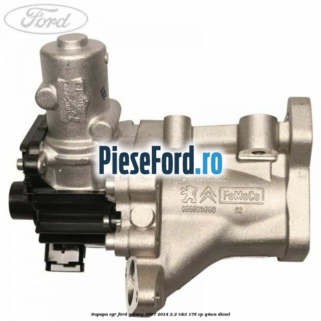 Supapa EGR Ford Galaxy 2007-2014 2.2 TDCi 175 cp Q4WA diesel