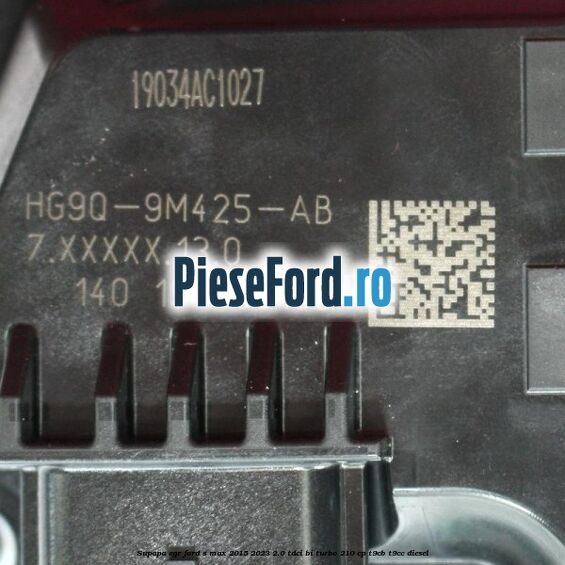 Supapa EGR Ford S-Max 2015-2023 2.0 TDCi BI-Turbo 210 cp T9CB, T9CC diesel