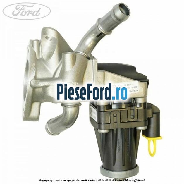 Supapa EGR racire cu apa Ford Transit Custom 2014-2018 2.2 TDCi 155 cp CVFF diesel