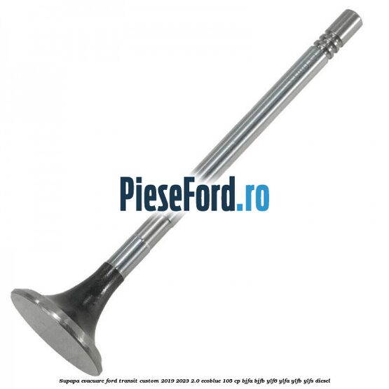 Supapa evacuare Ford Transit Custom 2019-2023 2.0 EcoBlue 105 cp BJFA, BJFB, YLF6, YLFA, YLFB, YLFS diesel
