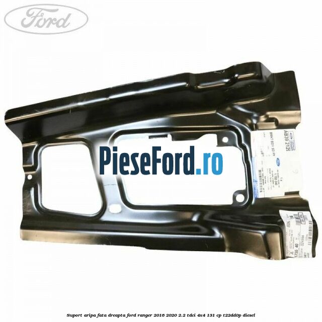 Suport aripa fata dreapta Ford Ranger 2016-2020 2.2 TDCi 4x4 131 cp T22DD0P diesel