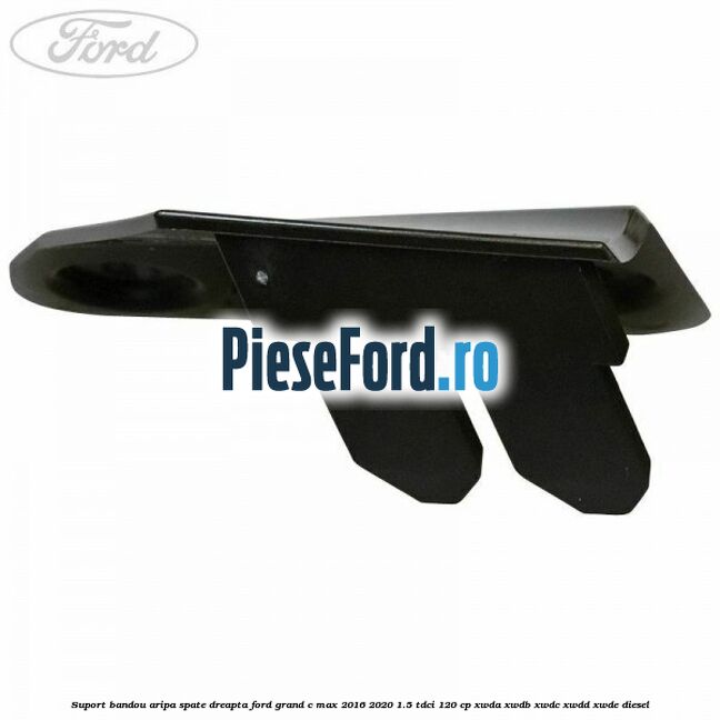 Suport bandou aripa spate dreapta Ford Grand C-Max 2016-2020 1.5 TDCi 120 cp XWDA, XWDB, XWDC, XWDD, XWDE diesel