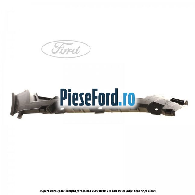 Suport bara spate dreapta Ford Fiesta 2008-2012 1.6 TDCi 90 cp Suport bara spate dreapta Ford Fiesta 2008-2012 1.6 TDCi 90 cp HHJC, HHJD, HHJE diesel