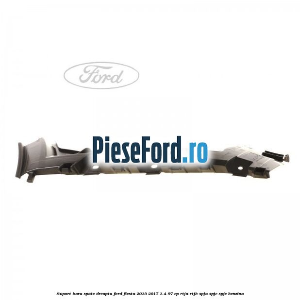 Suport bara spate dreapta Ford Fiesta 2013-2017 1.4 97 cp RTJA, RTJB, SPJA, SPJC, SPJE benzina