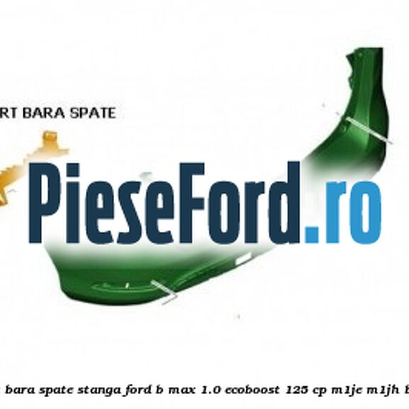 Suport bara spate stanga Ford B-Max 1.0 EcoBoost 125 cp M1JE, M1JH benzina