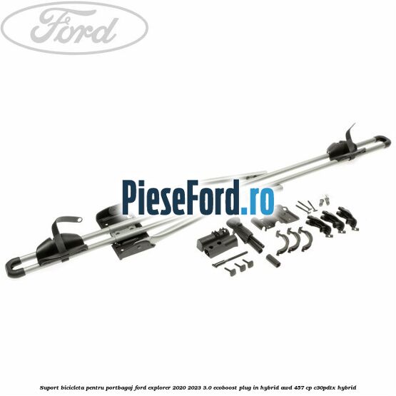 Suport bicicleta pentru portbagaj Ford Explorer 2020-2023 3.0 EcoBoost Plug-in Hybrid AWD 457 cp C30PDTX hybrid