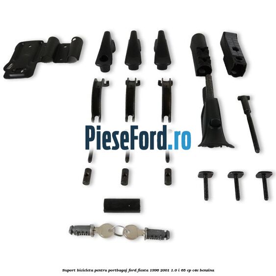 Suport bicicleta pentru portbagaj Ford Fiesta 1996-2001 1.0 i 65 cp C4E benzina