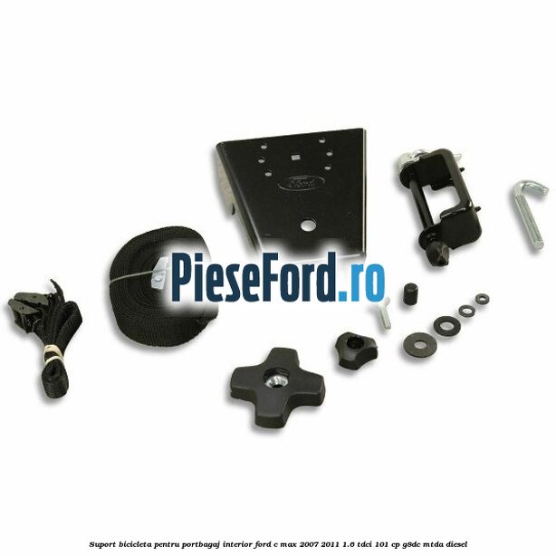 Suport bicicleta, pentru portbagaj interior Ford C-Max 2007-2011 1.6 TDCi 101 cp G8DC, MTDA diesel
