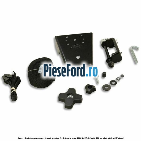 Suport bicicleta, pentru portbagaj interior Ford Focus C-Max 2003-2007 2.0 TDCi 133 cp G6DC, G6DE, G6DF diesel