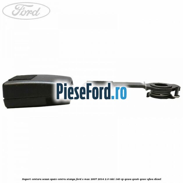Suport centura scaun spate centru stanga Ford S-Max 2007-2014 2.0 TDCi 140 cp Suport centura scaun spate centru stanga Ford S-Max 2007-2014 2.0 TDCi 140 cp QXWA, QXWB, QXWC, UFWA diesel