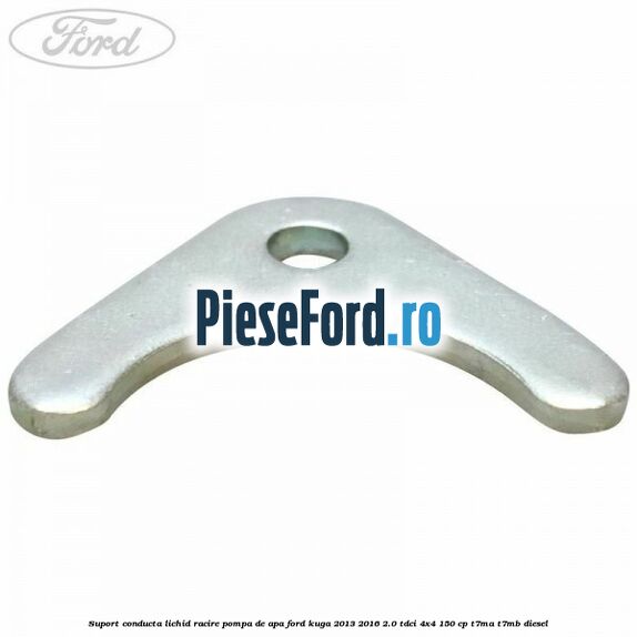Suport conducta lichid racire pompa de apa Ford Kuga 2013-2016 2.0 TDCi 4x4 150 cp T7MA, T7MB diesel
