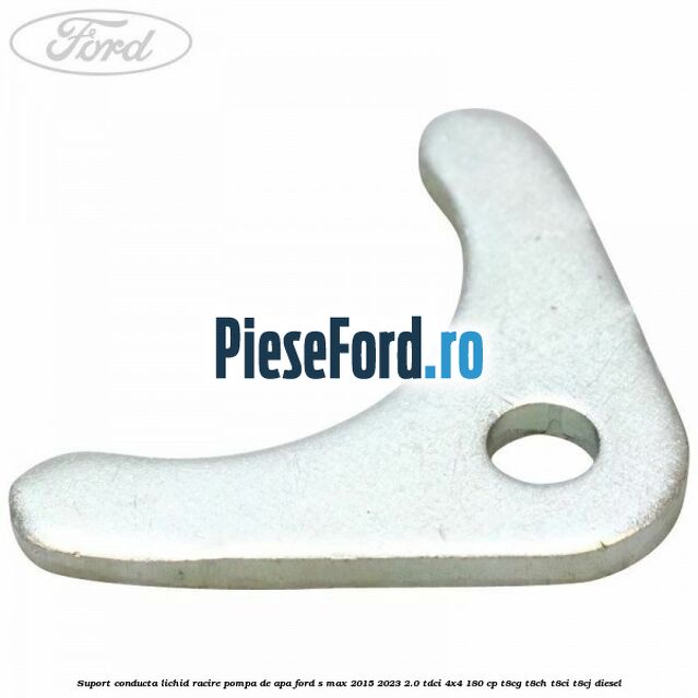 Suport conducta lichid racire pompa de apa Ford S-Max 2015-2023 2.0 TDCi 4x4 180 cp T8CG, T8CH, T8CI, T8CJ diesel