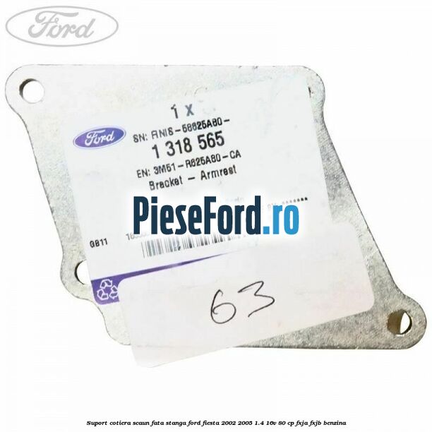 Suport cotiera scaun fata stanga Ford Fiesta 2002-2005 1.4 16V 80 cp Suport cotiera scaun fata stanga Ford Fiesta 2002-2005 1.4 16V 80 cp FXJA, FXJB benzina