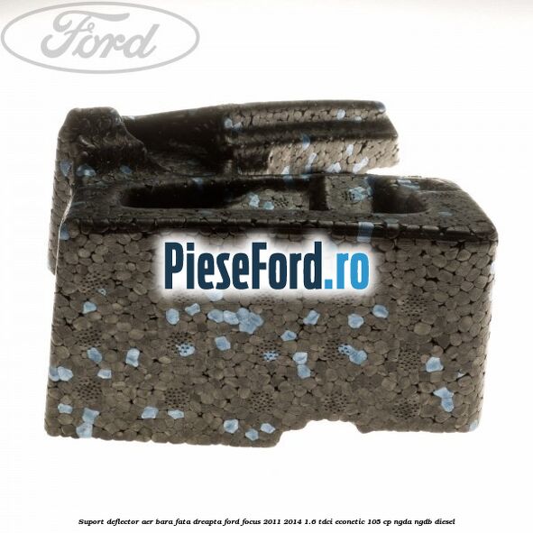 Suport deflector aer bara fata dreapta Ford Focus 2011-2014 1.6 TDCi ECOnetic 105 cp NGDA, NGDB diesel