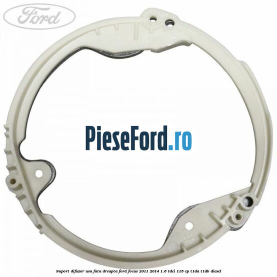 Suport difuzor usa fata dreapta Ford Focus 2011-2014 1.6 TDCi 115 cp T1DA, T1DB diesel