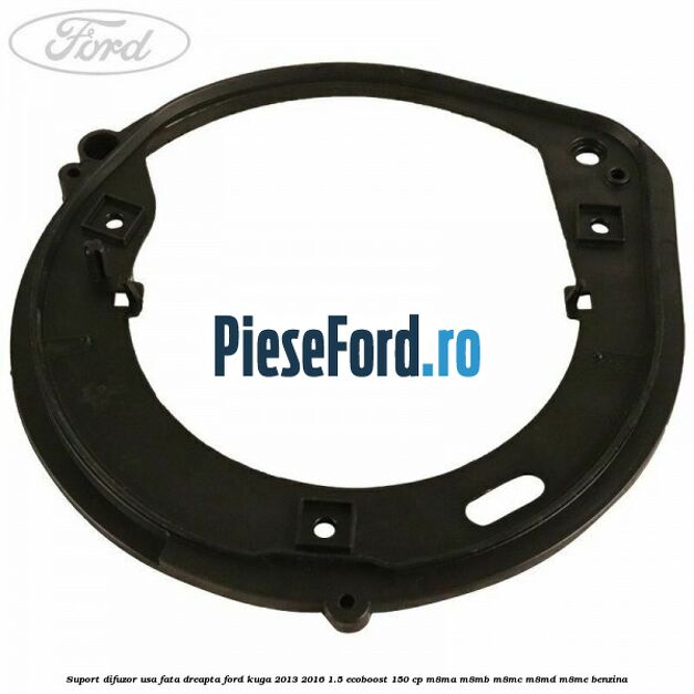 Suport difuzor usa fata dreapta Ford Kuga 2013-2016 1.5 EcoBoost 150 cp Suport difuzor usa fata dreapta Ford Kuga 2013-2016 1.5 EcoBoost 150 cp M8MA, M8MB, M8MC, M8MD, M8ME benzina