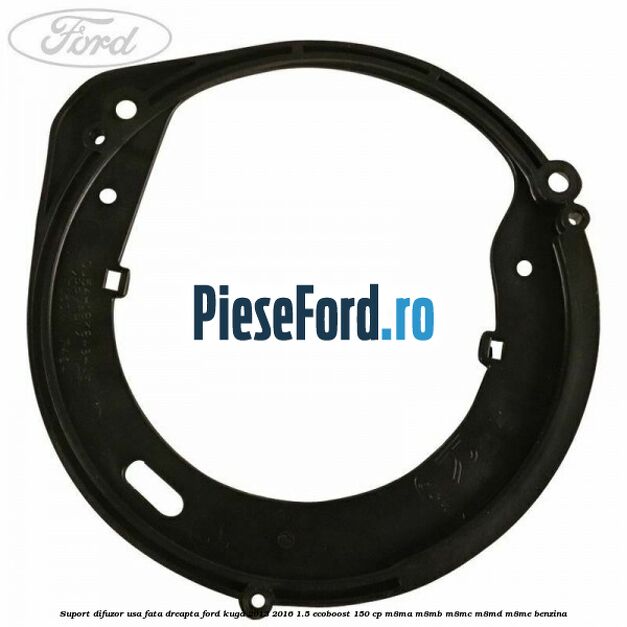 Suport difuzor usa fata dreapta Ford Kuga 2013-2016 1.5 EcoBoost 150 cp Suport difuzor usa fata dreapta Ford Kuga 2013-2016 1.5 EcoBoost 150 cp M8MA, M8MB, M8MC, M8MD, M8ME benzina