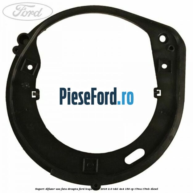 Suport difuzor usa fata dreapta Ford Kuga 2013-2016 2.0 TDCi 4x4 150 cp T7MA, T7MB diesel