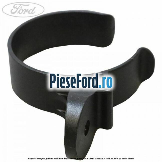 Suport dreapta furtun radiator intercooler Ford Focus 2014-2018 2.0 TDCi ST 185 cp T8DA diesel