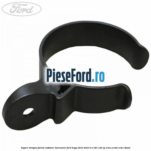 Suport dreapta furtun radiator intercooler Ford Kuga 2013-2016 2.0 TDCi 120 cp XRMA, XRMB, XRMC diesel