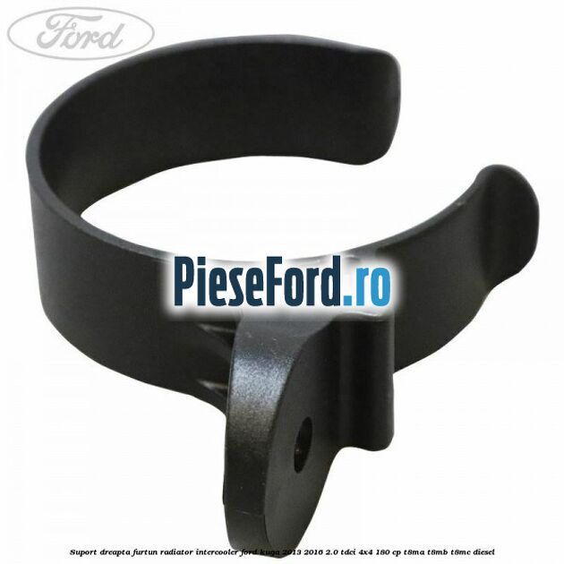 Suport dreapta furtun radiator intercooler Ford Kuga 2013-2016 2.0 TDCi 4x4 180 cp T8MA, T8MB, T8MC diesel